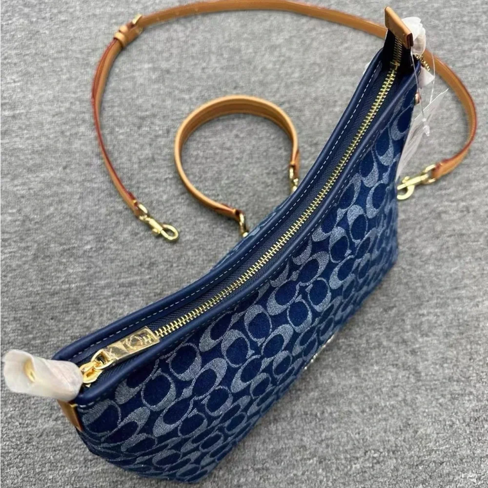 Coach Blue shoulder bag - Picture 6 of 6
